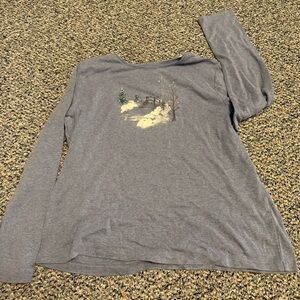 HOST PICK CROFT AND BARROW Winter Christmas Long Sleeve Shirt